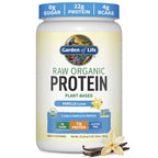 Garden of Life, Protein Powder, Vegan Protein Powder, Bcaa, Probiotics and Digestive Enzymes, Gluten and Lactose Free, Vanilla, 23.3 Ounce