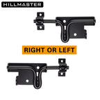 HILLMASTER Heavy Duty Slide Bolt Gate Latch with Padlock Hole, Sliding Bolt Gate Lock Door Latches Hardware for Wooden Fences Barn Doors, 2 Pack