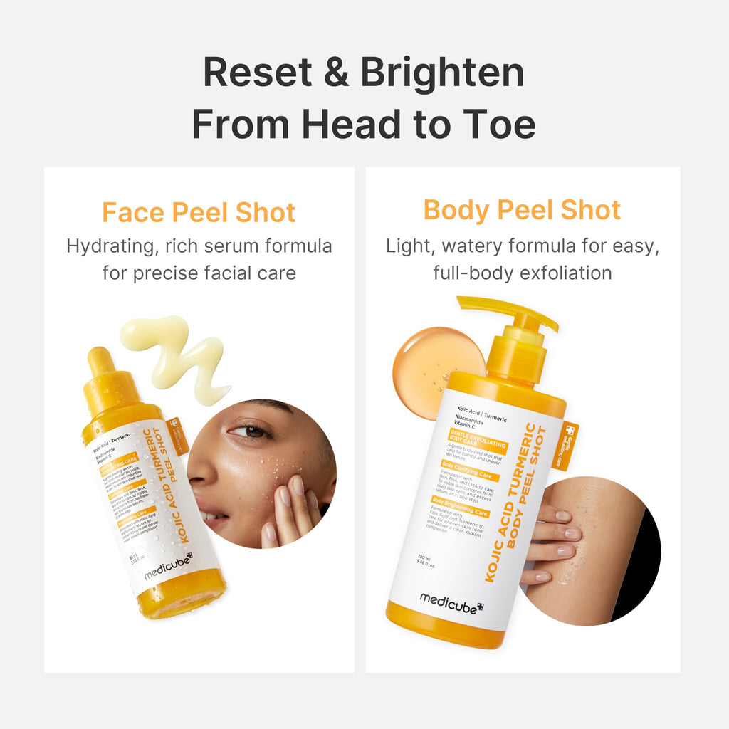 medicube Body Peel Shot with Kojic Acid and Turmeric