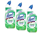 Lysol Cling Gel Toilet Bowl Cleaner, Country Scent, 24 Ounce (Pack of 3)