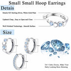YADOCA 𝟵𝟮𝟱 𝗦𝘁𝗲𝗿𝗹𝗶𝗻𝗴 𝗦𝗶𝗹𝘃𝗲𝗿 Earrings for Girls Women