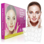 Adellina New Anti Facial Wrinkle Patches: Anti Wrinkle Patches Overnight - Smile Line Pathces - Facial Wrinkle Patche for Forehead, Smile Line, Under Eyes (1 Count (Pack of 144))