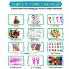 YITOHOP 12080+ Loom Bands Set, Rubber Bands for Bracelet Making Kit, DIY Arts & Crafts Idea, Friendship Bracelet Birthday Gift Kits for Girls Boys Creative Art Crafts