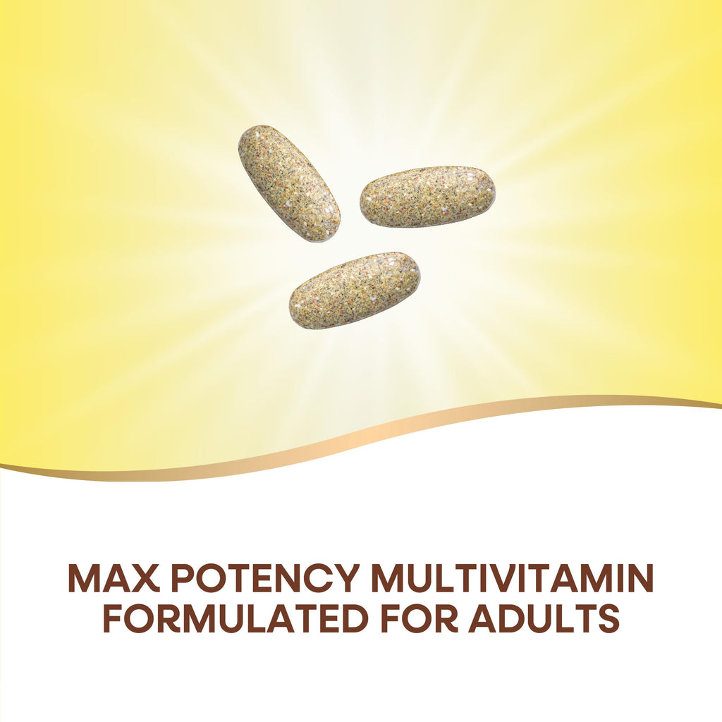 Nature's Way Alive! Max3 Potency Daily Multivitamin, Methylated B12 and Folate, Ultra Potency B-Vitamins to Support Energy Metabolism*, 180 Tablets, (Pack of 2)