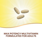Nature's Way Alive! Max3 Potency Daily Multivitamin, Methylated B12 and Folate, Ultra Potency B-Vitamins to Support Energy Metabolism*, 180 Tablets, (Pack of 2)