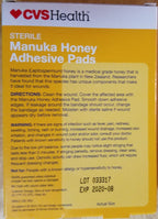 CVS Manuka Honey Adhesive Pads 1.8" x 3" 8 Count