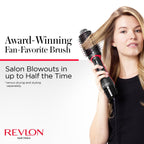 REVLON One-Step Volumizer Plus Hair Dryer and Styler, 2.4 in Barrel, Black