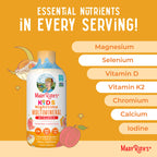 Kids Liquid Nighttime Multimineral by MaryRuth's | Bone Health | Immune Function | Bedtime Supplement | Kids Vitamins | Magnesium | Vegan | Sugar Free | 30-180 Servings | 15.22 fl oz