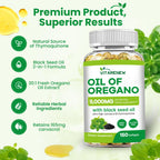 VITARENEW Oil of Oregano with Black Seed Oil, 150 Softgels | 2-in-1 Powerful Synergy for Immune Support | High Potency Carvacrol & Thymoquinone, Plant Based & Non-GMO