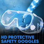 TICONN Anti-Fog Safety Goggles, HD Clear Eye Protection, ANSI Z87.1 Lab Goggles for Chemistry, Industrial (2PK)