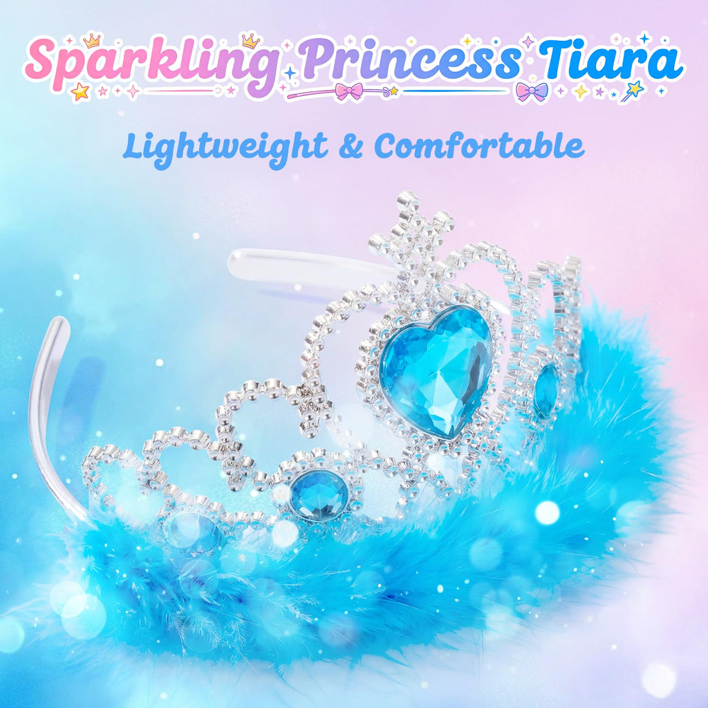 Princess Dress Up Shoes for Girls, Princess Toy Gift Set, Ages 3-6