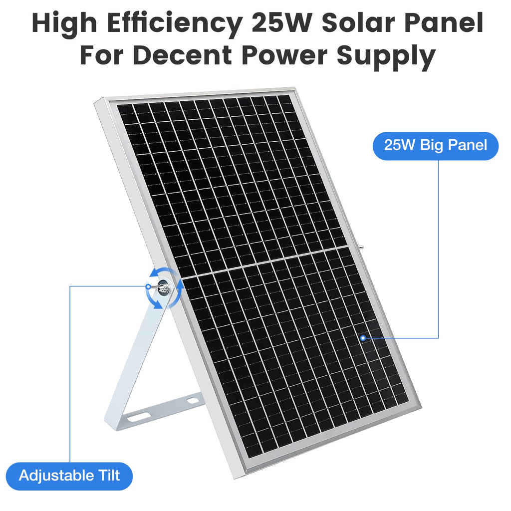 Fanspex 8" Solar Exhaust Fan for Greenhouse, Shed & Chicken Coop