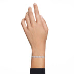 Swarovski Una Angelic Bracelet with White Crystals on a Rhodium Plated Setting