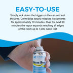 Germ Boss Odor Eliminator Fogger, Fresh, 6 oz, Covers 1,000 cu ft