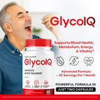 (3 Pack) GlycoIQ Capsules - Official Glyco IQ Support Supplement All Natural Premium Advanced Formula - Maximum Strength, GlycoIQ Multivitamin for Overall Health & Wellness, 180 Capsules for 3 Months
