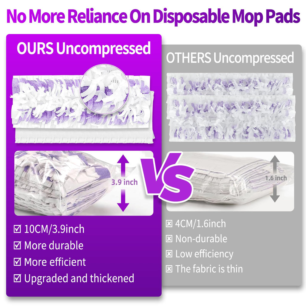25 Count Disposable Pads for Swiffer Power Mop,Replacement for Swiffer Mopping Pads Refills Compatible with Swiffer Power Mop Pads,Multi-Surface Safe on All Finished Floors Cleaning