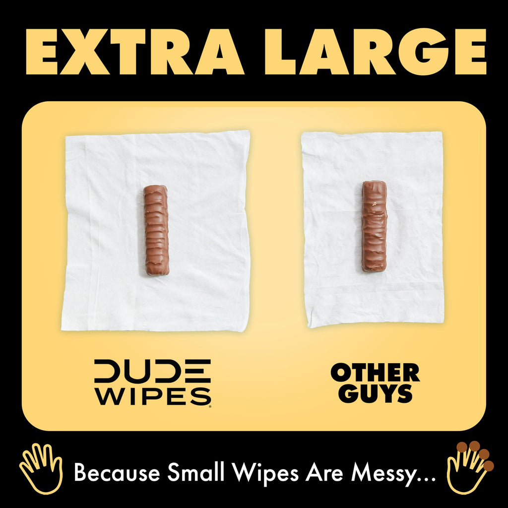 DUDE Wipes Shea BUTTer Adult Flushable Wet Wipes, Moisturizing, 288 Count