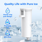Waterdrop Replacement for GE® Profile Opal Nugget Ice Maker Water Filter, P4INKFILTR, with Ring Pull, NSF 42&372 Certified, BPA-Free, 3 Counts