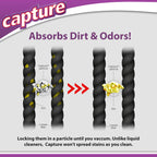Capture Pre-Mist Soil Release for Carpet Dry Cleaner - Carpet Cleaning Pre Spray - Loosen Juice, Coffee & Wine Spill and Tough Rug Stains Eliminator - Multi-Purpose Cleaning Essentials - 24oz (2 Pack)