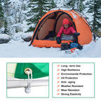 50PCS White Ball Bungee Cords, 6 Inch Heavy Duty Outdoor Bungee Cord with Balls, Tarp Tie Down Bungee Balls for Shelter, Camping, Cargo,Tent Poles UV Resistant（Ball Size 1 inch）