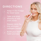 Swedish Collagen Deluxe | 12,500 mg Hydrolysed Marine Collagen Liquid Supplement - 30 x 25 ml Daily Shots | Hyaluronic Acid, Biotin and Vitamin C for Healthy Hair, Skin, Nails and Joints | Sugar-Free