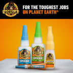 Gorilla Super Glue Gel XL, Clear 25g, 1-Pack, Fast Setting, No Drip