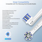 Replacement Toothbrush Heads for Oral B Braun, 8 Pack Professional Electric Toothbrush Heads, Precision Clean Brush Heads Refill Compatible with Oral-B 7000/Pro 1000/9600/ 5000/3000/8000 (8pack)
