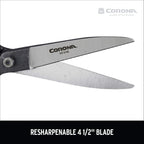 Corona GS 6750D ClassicCUT Grass Shear, Natural, 4 1/2 in