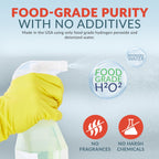 Epic Medical Supply 12% Food Grade Hydrogen Peroxide – Ultra-Concentrated H2O2 Peroxide Cleaner – 1 Gallon Bottle – Bleach Alternative for Household Cleaning, Laundry, Glass & More – Made in USA (2)