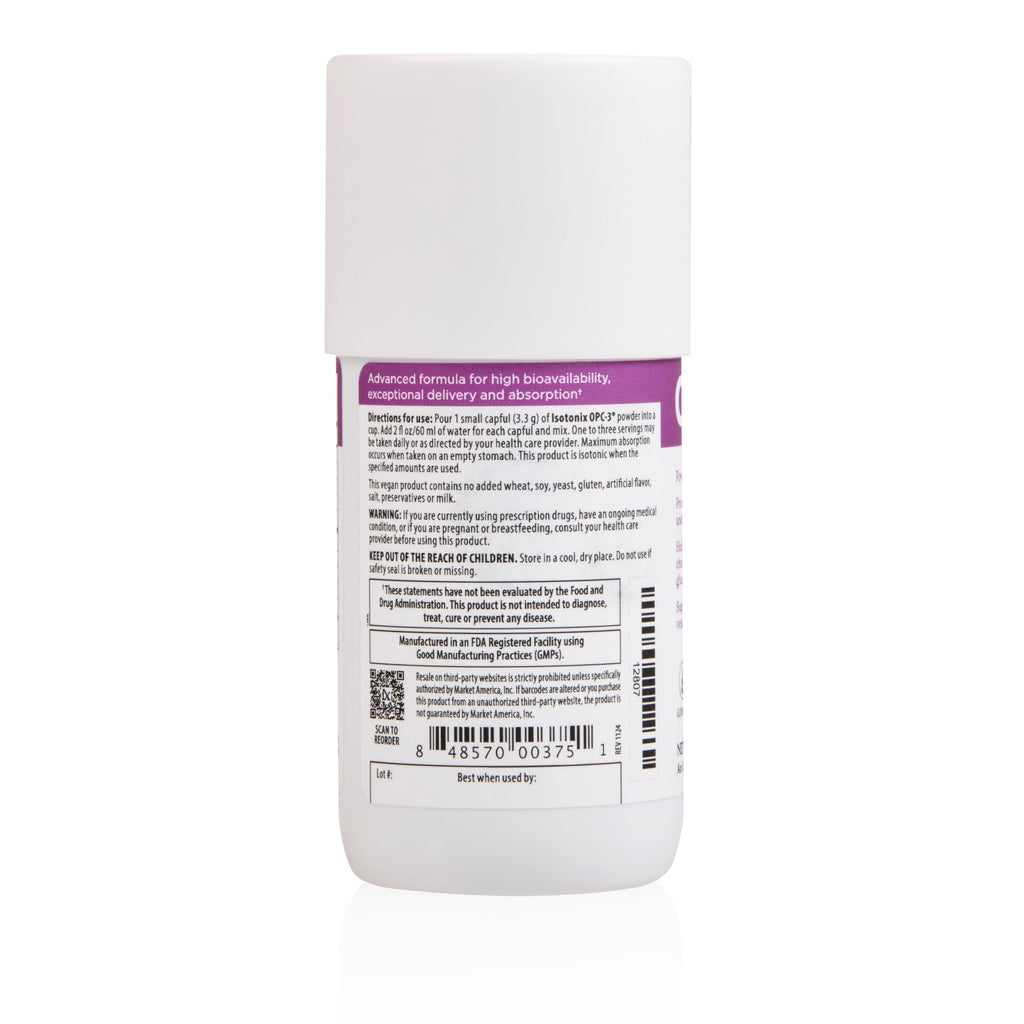 Isotonix OPC-3 Antioxidant Supplement - Pycnogenol, Grape Seed Extracts, Bilberry, Red Wine & Pine Bark Extracts - for Heart & Circulatory Support - Isotonic, Vegan, Gluten Free - 30 Servings