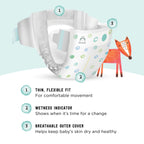 Amazon Brand - Mama Bear Gentle Touch Diapers, Size 5, 33 Count (Pack of 3)