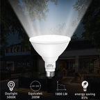 Gonhom Par38 led Flood Lights Outdoor Light Bulb,Dimmable 1800LM,20W Replace up to 200W,Outdoor Flood Light Bulbs for Backyard,Garage,Porch,Garden,2 Pack 5000K Daylight