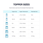 EGO 2 Inch Twin Mattress Topper Gel Memory Foam for Pressure Relief