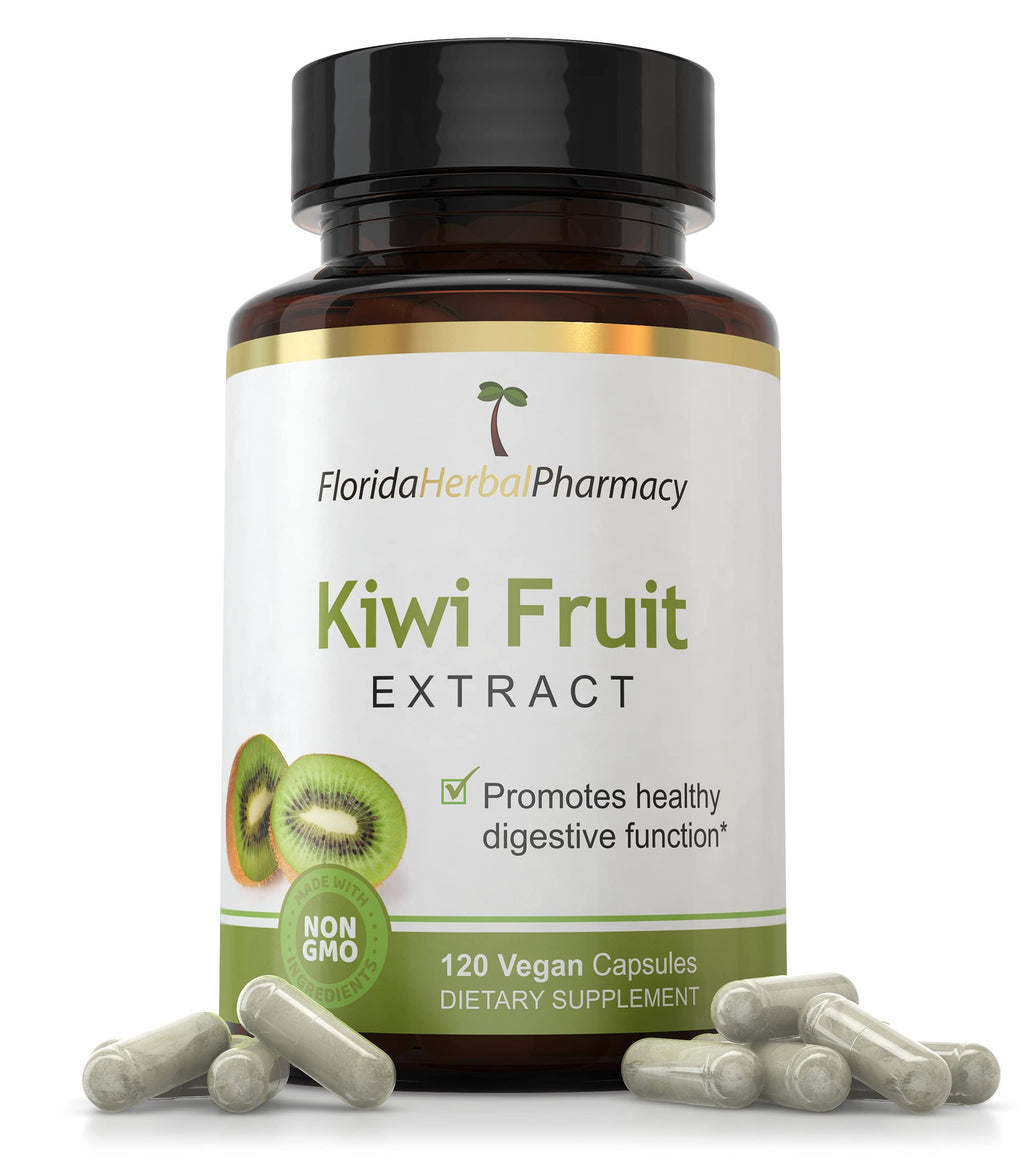 Florida Herbal Pharmacy, Kiwi Fruit Extract Supplement Capsules 10:1 (120 Capsules) 500 mg per Capsule, 1000 mg Serving