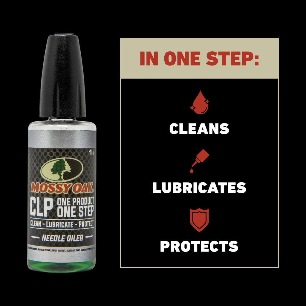 Mossy Oak CLP Gun Cleaning Oil - All-in-One Cleaner, Lubricant, Protectant