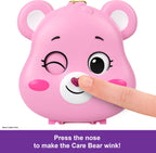 Polly Pocket x Care Bears Dolls & Playset with Toy Car and Themed Accessories, Travel Toy, Partnership Compact