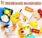 Sandwich Cutters for Kids Lunch, Uncrustable Maker, Sandwich Cutter and Sealer, Uncrustable Sandwich Cutter, Decruster Crustless Sandwich Maker, Bread Food Cookie Cutters for Lunch Box & Bento Box