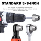 Bolt Extractor Kit, 14 PCS Impact Bolt & Nut Remover Set with 3/8 Inch Adapter, Upgrade Stripped Bolt Extractor Socket Set with Portable Tool Box, Easy Out for Rusted, Damaged, Round Bolt Nuts Screws