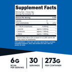 Nutricost BCAA Powder 2:1:1 (Peach Pear, 30 Servings) - Branched Chain Amino Acids