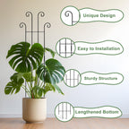 Coomin 32.6in Monstera Plant Support, Plant Trellis Indoor 2P