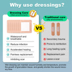 30 Pcs Silicone Foam Dressing 4x4 Gentle Border, Waterproof Silicone Bandages for Wounds Care, Bed Sore Patches, Super Absorbent Wound Dressing, Self Adhesive Pressure Sore Pads