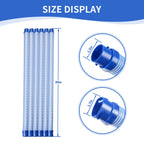 12 Pack Pool Cleaner Vacuum Hoses, Pool Vacuum Hose Replacement Kit for Zodiac MX6, MX8, MX6 Elite, MX8 Elite, MAXX, Baracuda, 39 Inch R0527700 Twist Lock Pool Vacuum Hose