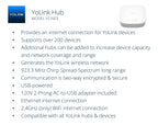 YoLink Smart Home Starter Kit: Hub & Water Leak Sensor 1, LoRa Up to 1/4 Mile Open-Air Range, SMS/Text, Email & Push Notifications, w/Alexa, IFTTT, Home Assistant