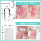 Biutee Nail Stamping Plates Set 15PCS Nail Stamping Kit with Nail Stamper