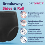 Dry Direct Noir Ultimate Protective Underwear (XLarge - Pack of 14) by Parentgiving