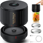 LOVE MOMENT Electric Mason Jar Vacuum Sealer Kit with One Touch Auto-Pause