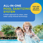 FROG Bac Pac Replacement Chlorine Cartridges for use with Pool FROG Model 5400 and 6100 Cyclers - Prefilled for Easy & Convenient Pool Sanitizing & Water Care - 3 Pack