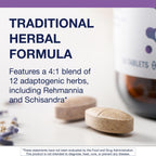 Metagenics Serenagen Supplement - Herbal Stress Management with Asian Ginseng & Chinese Herbs - Supports Calm, Focus, Energy & Sleep* - Non-GMO, Gluten-Free, Vegetarian - 60 Tablets