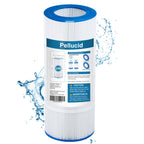 PELLUCID CC100 Pool Filter Compatible with CCRP100, PAP100, PAP100-4, C-9410, R173215, Filbur FC-0686, 59054200, 160316, 160354, Predator 100,100 sq.ft, Dimensions: 23 5/8" x 10 1/16"