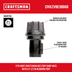 CRAFTSMAN CMXZVBE38660 2-1/2 in. Diffuser Wet Dry Shop Vacuum Attachment
